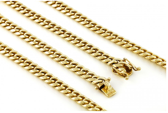 Miami Cuban Solid Link Chain