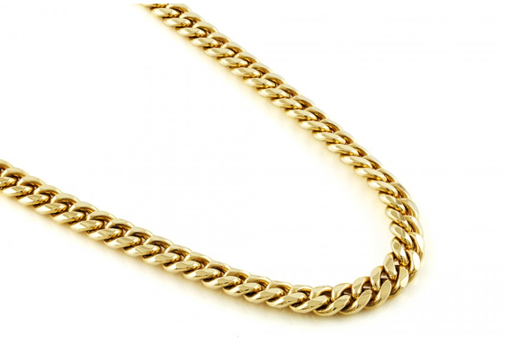 Miami Cuban Solid Link Chain