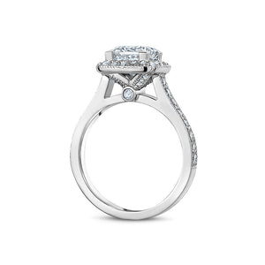 Valentina Cushion Halo Engagement Ring