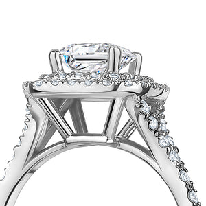 Kimberly Cushion Double Halo Engagement Ring