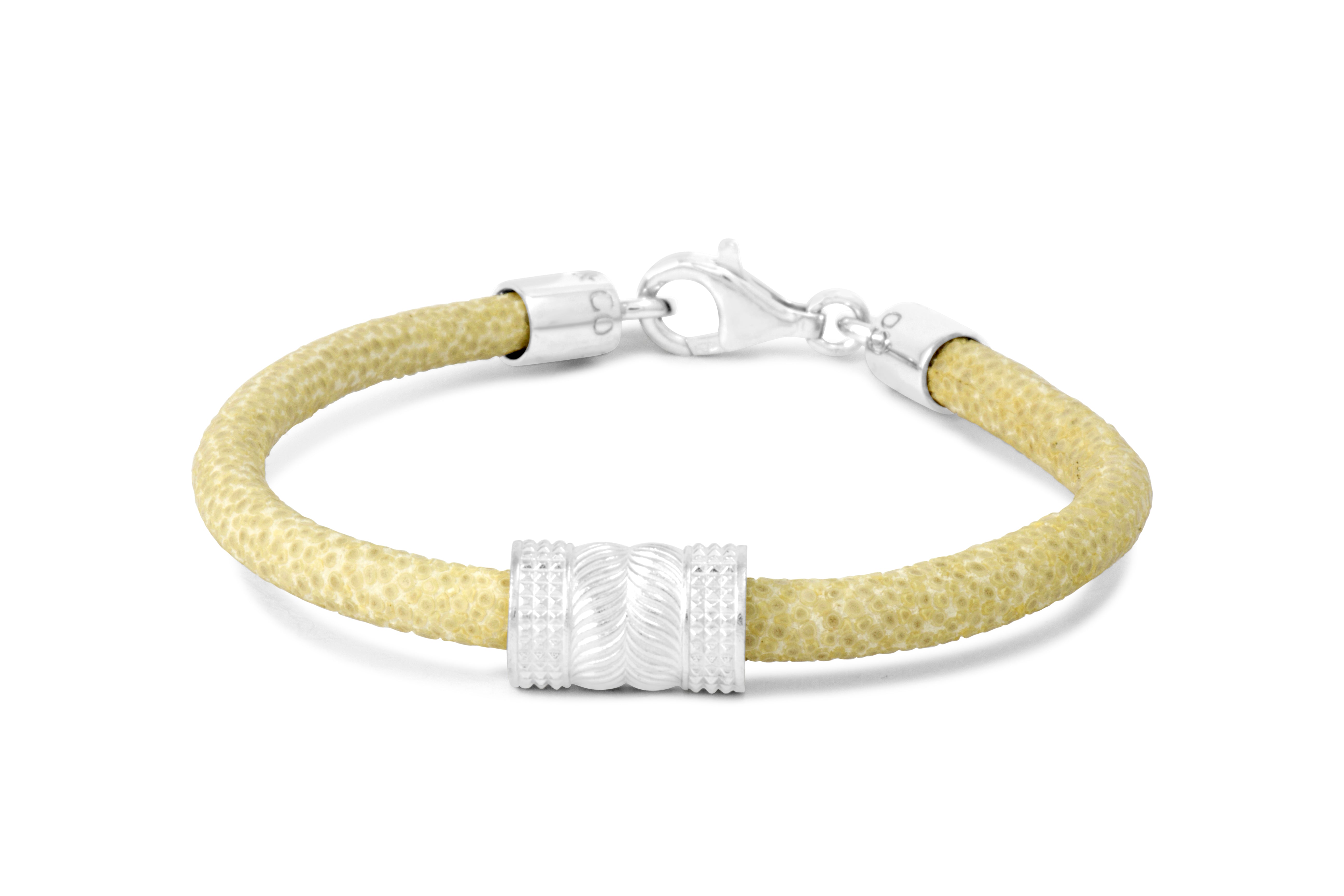 Exotic Coconut White Sting Karver Bracelet