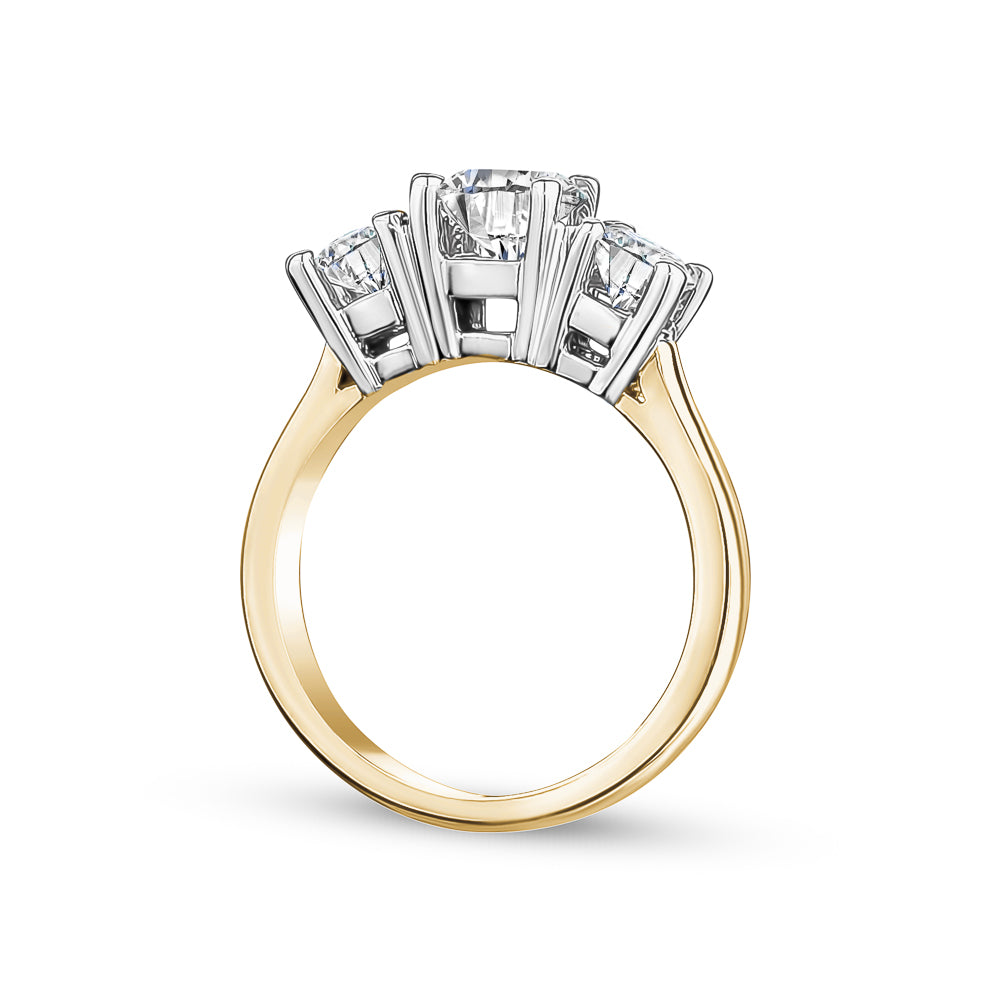 Amelia Trinity Engagement Ring