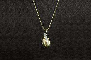 Mini Gold Grenade Necklace