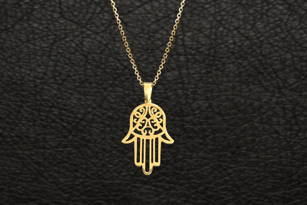 Hamza Gold Pendant