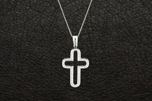 Curve Cross Open Pendant