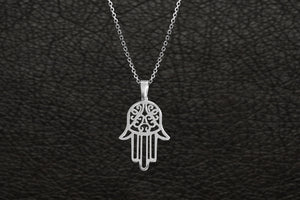 Hamza Silver Pendant