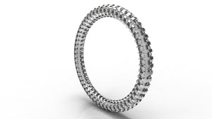 White gold SKELETON Diamond Ring